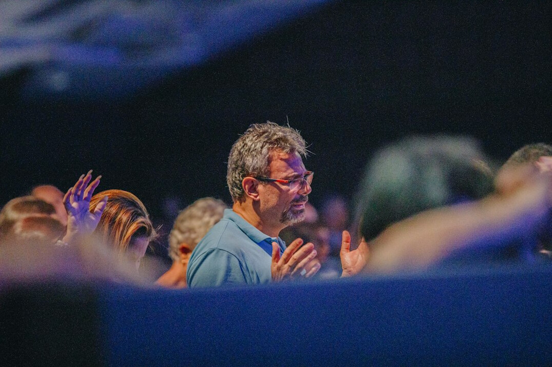Speaker presenting to an attentive audience